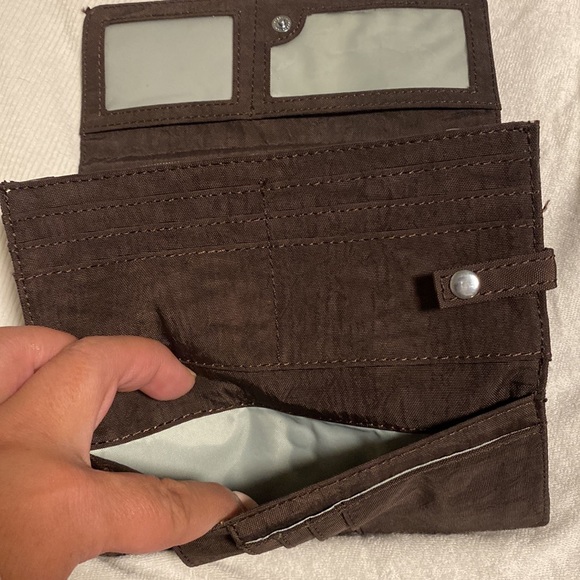 Kipling Wallet grey/brown pristine condition 14-15 cc holder - Picture 6 of 13